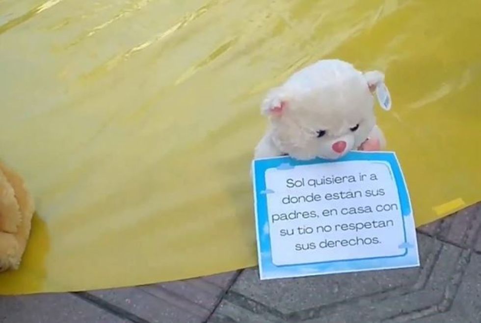 Uno de los mensajes sobre un hecho de violencia