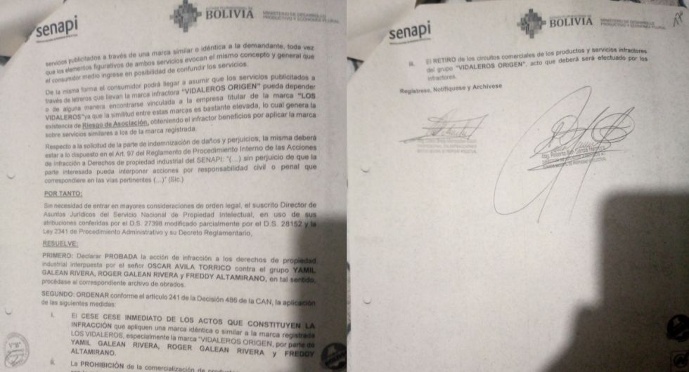 Integrantes de Los Vidaleros en disputa por el nombre del grupo