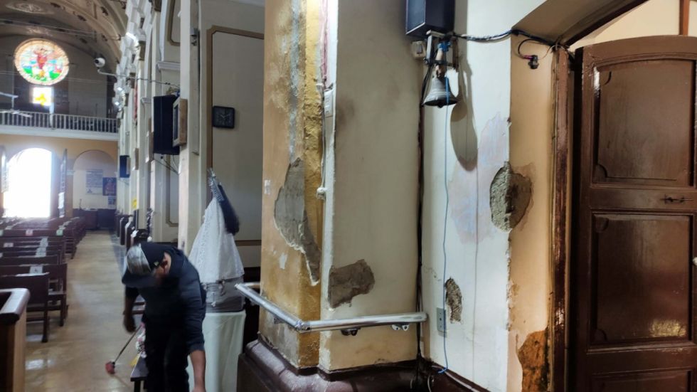 Inicia la restauración de la Iglesia San Roque previo a la Fiesta Grande de Tarija