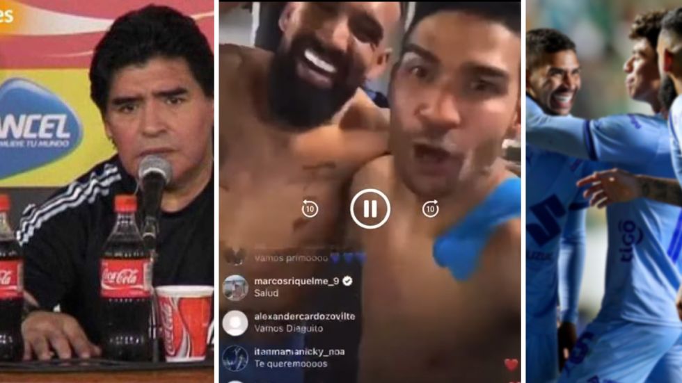 Festejo de Bejarano: "Como dijo el Diegote, que la ch..." (VIDEO)
