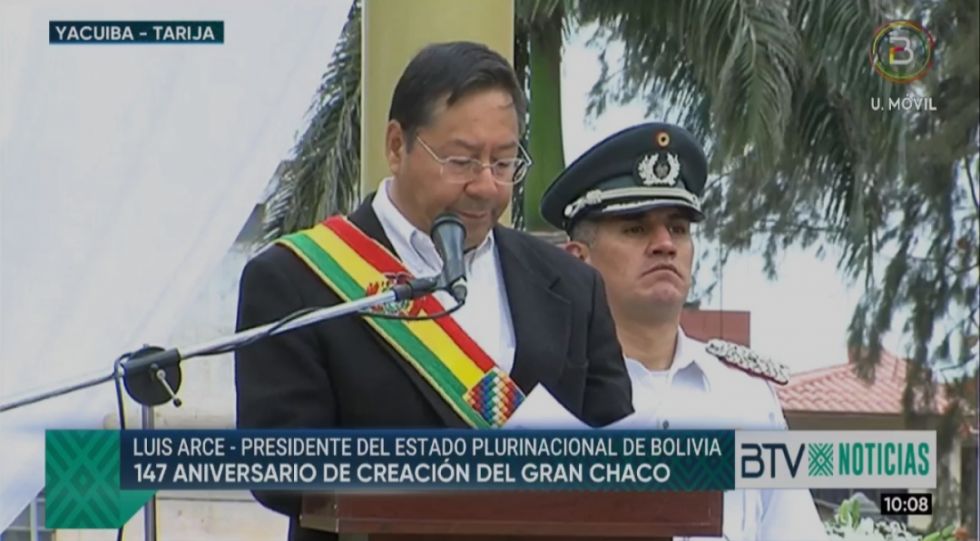 Arce encabeza actos por 147 de fundación del Chaco