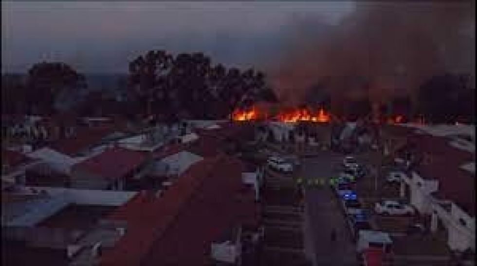 Activan alerta naranja por incendios en Santa Cruz