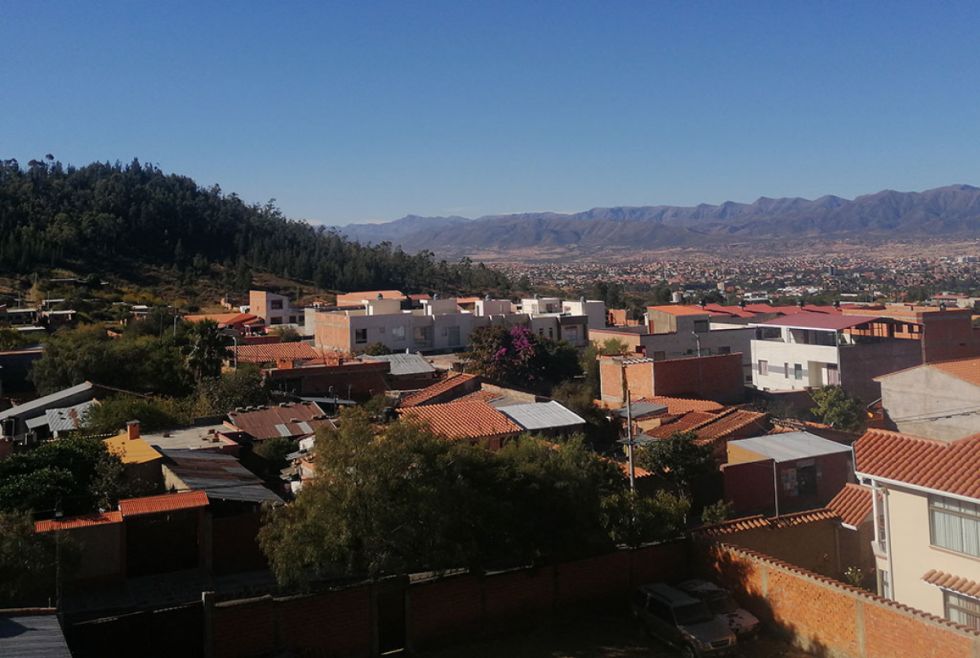 Una de las múltiples vistas de Tarija, desde Alto Senac.  