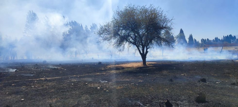 Incendio en Tablada Grande afectó 3 hectáreas de terreno en Tarija