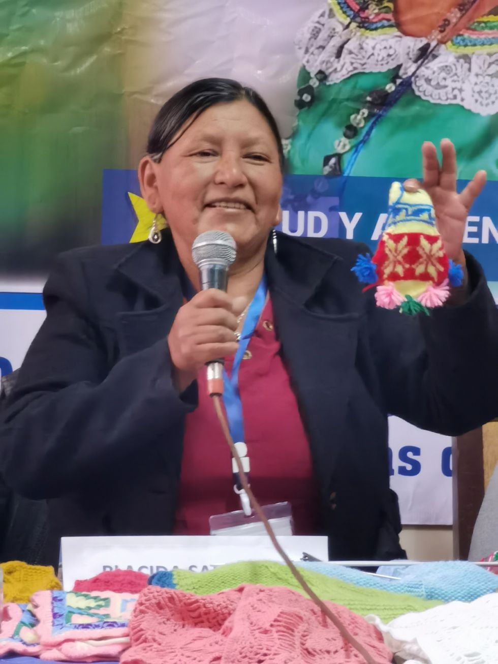 Plácida Saldaña, tejiendo por la vida