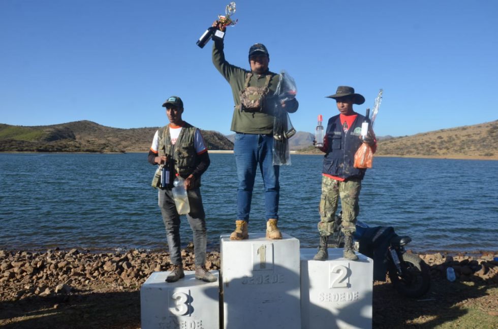 Gobernación desarrolló el segundo concurso de pesca deportiva en la presa de Calderas