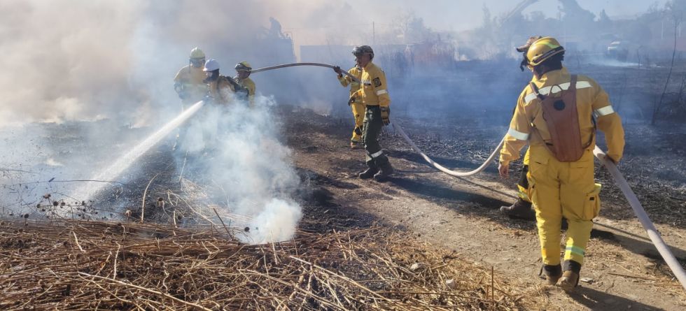 Incendio en barrio Moto Méndez II movilizó a vecinos y personal de atención de emergencias 