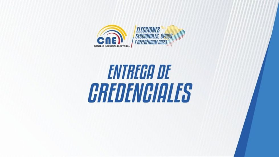 CNE: Credenciales en Ecuador se entregarán en diciembre
