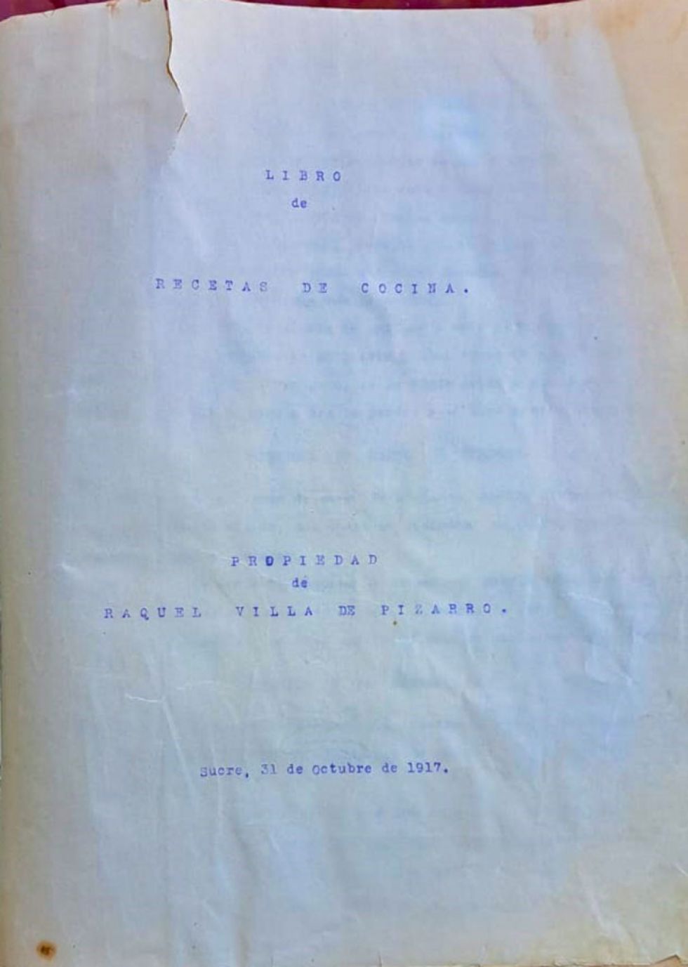 Libro de Recetas