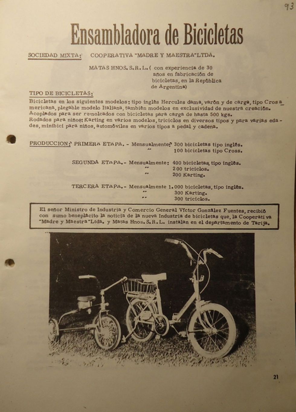Ensambladora de Bicicletas
