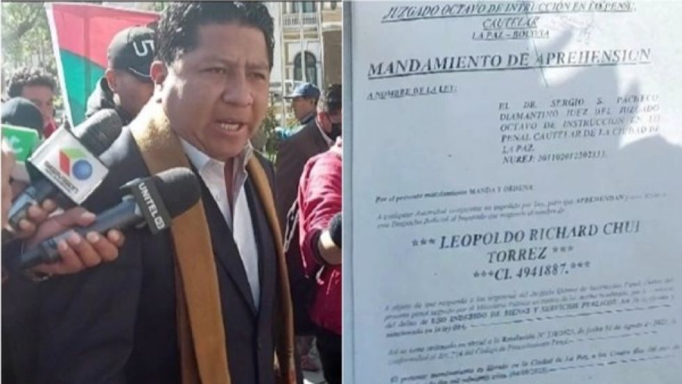 Efectivos de la UTOP ejecutan orden de aprehensión contra el asambleísta Leopoldo Chui