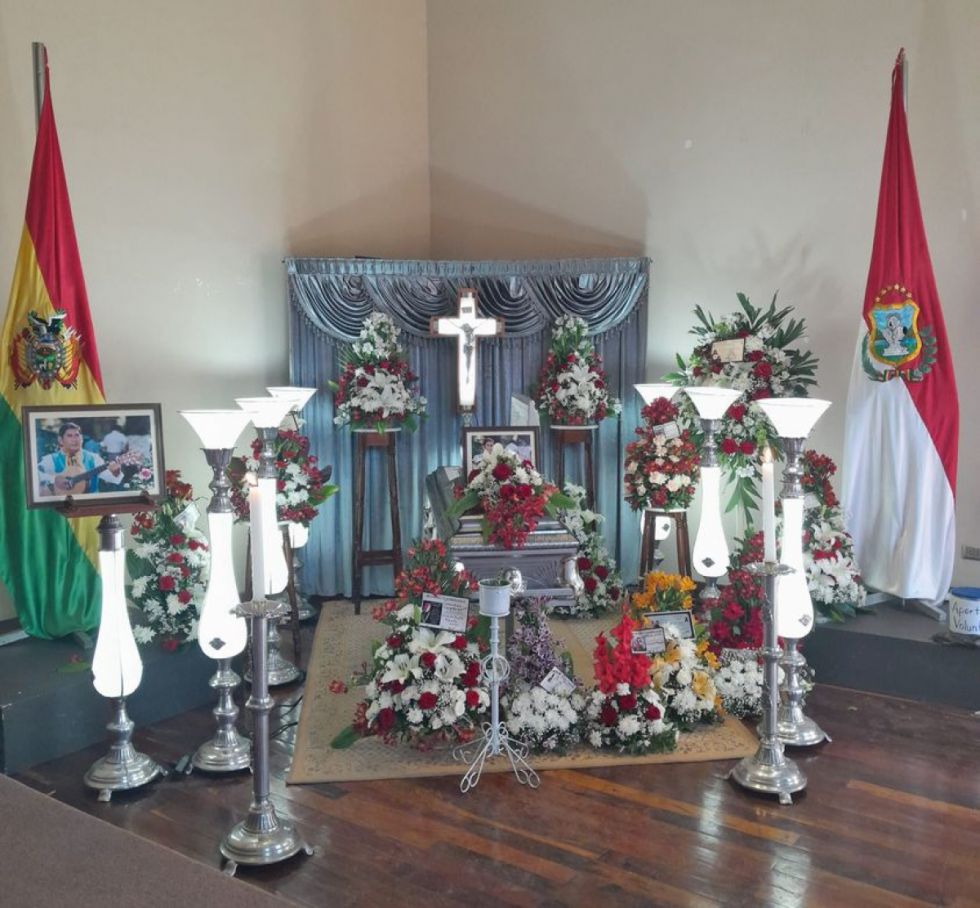 Ernesto "Sapito" Mealla será velado hasta las 15:00 antes de su último adiós