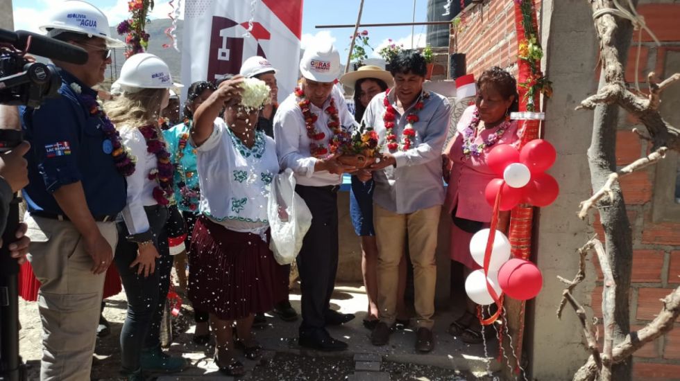 Tarija: Familias de 4 barrios ya tienen sistemas de agua potable