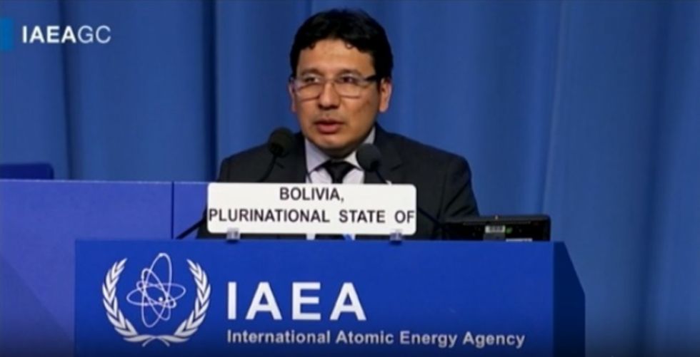Bolivia presenta avances de su programa nuclear al OIEA