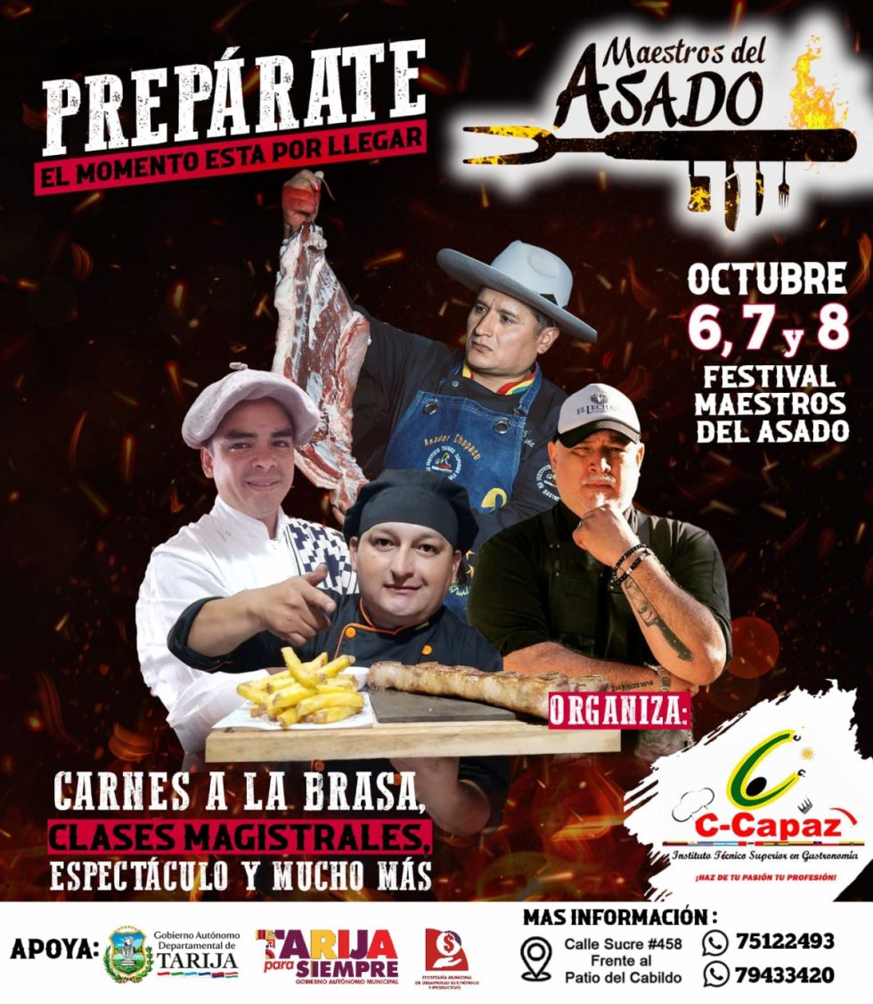 Invitan al Festival Gastronómico Cultural "Maestros del Asado" en su segunda versión