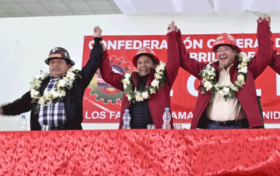 COB anuncia una nueva agenda política a la cabeza de “Lucho” y David