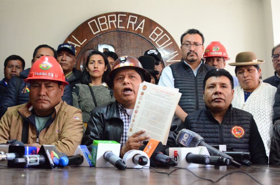 COB convoca a sus afiliados a ser parte del cabildo