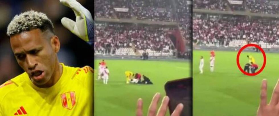 Video: Arquero de Perú le quitó y lanzó celular a hincha que quería foto con Messi