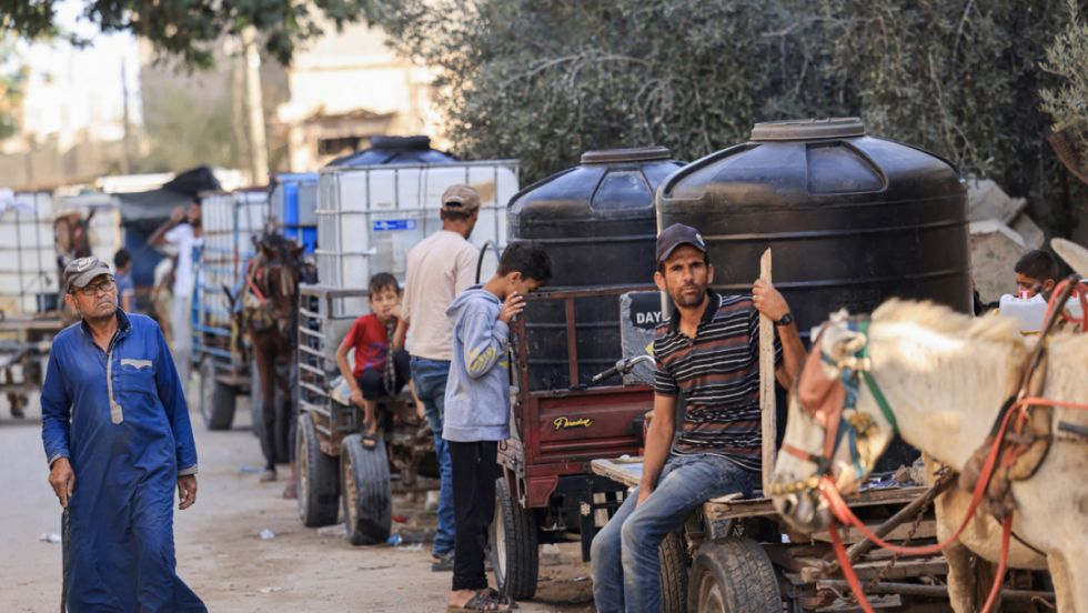 ONU: Dos pedazos de pan al día es lo que come un palestino en Gaza