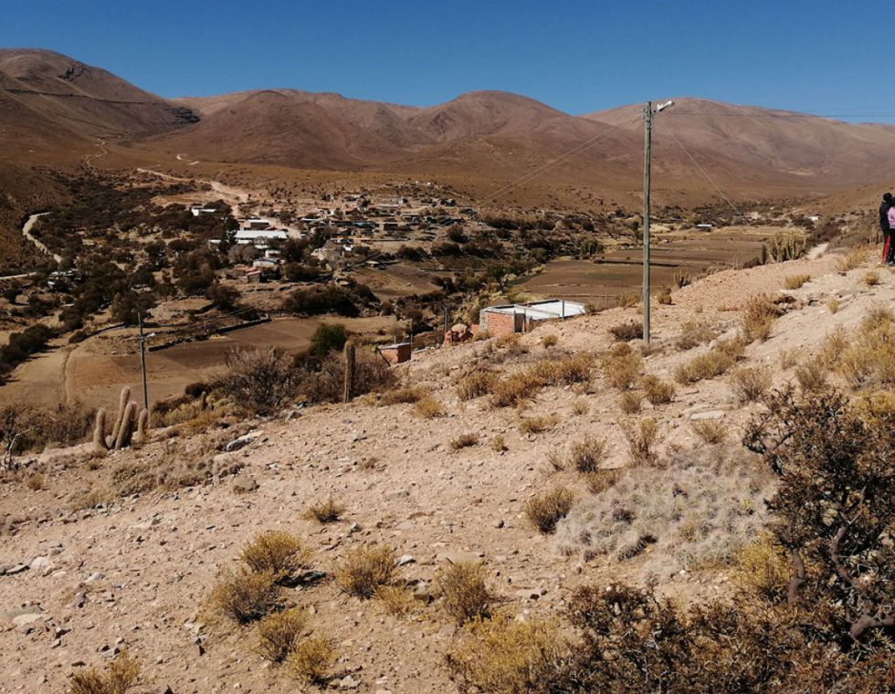 Paisaje de la ciudad de Tarija 