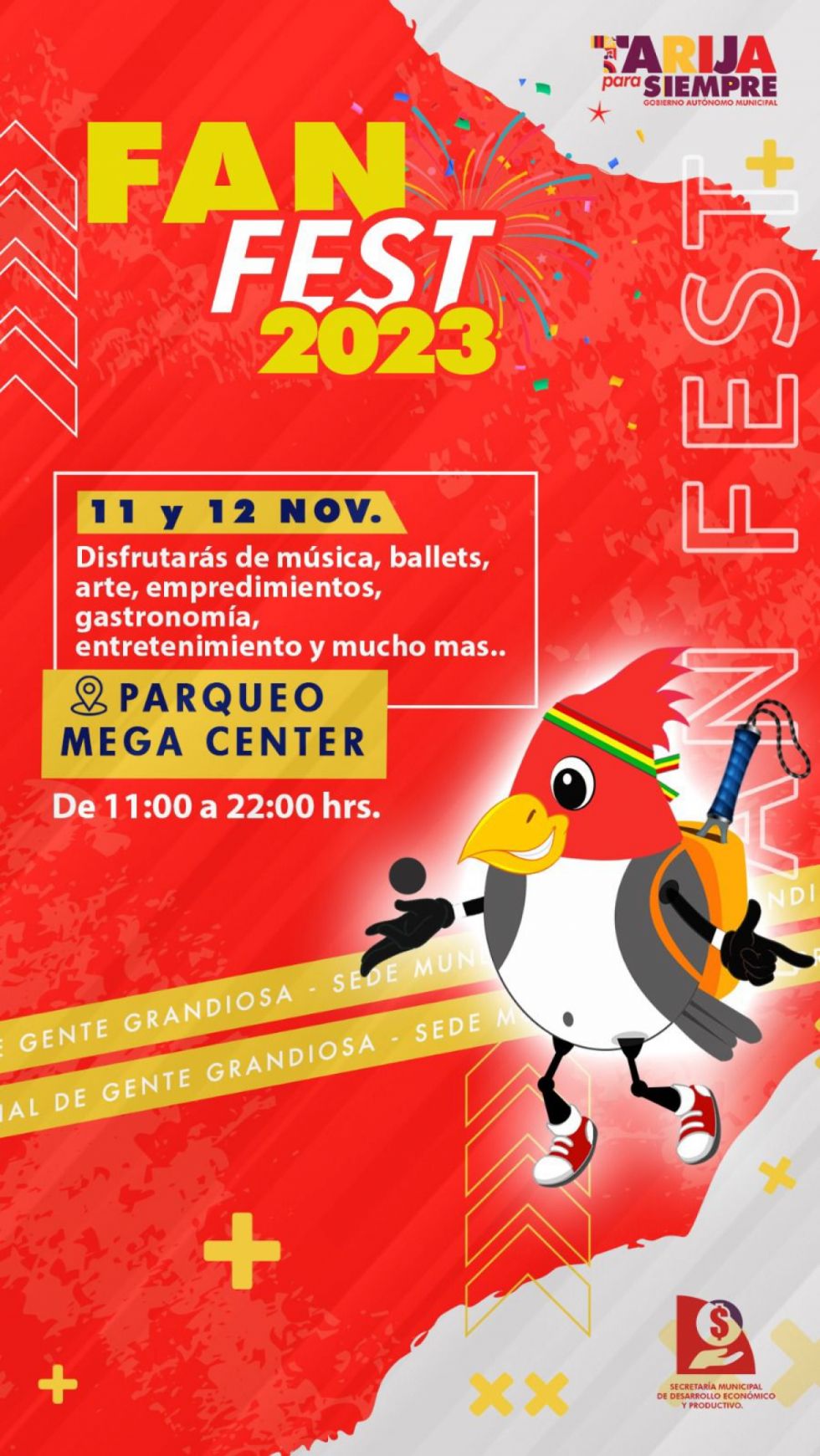 Tarija se prepara para vivir el Fan Fest los días 11 y 12 de noviembre