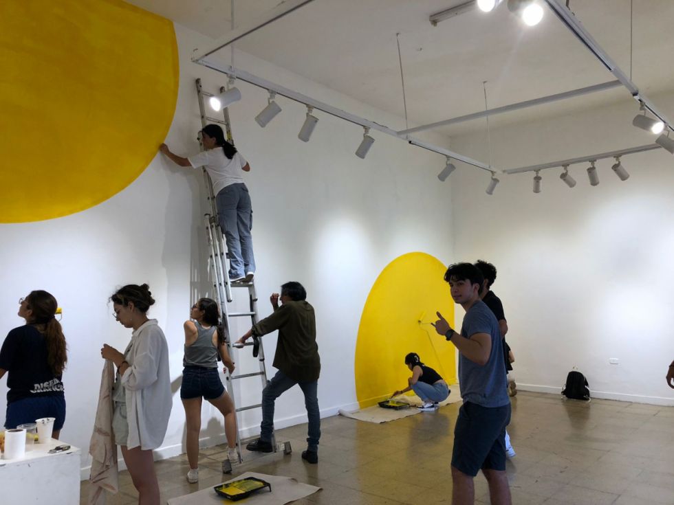 Finalizando el trabajo.