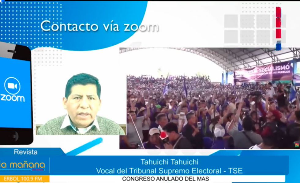 Vocal Tahuichi aclara que sólo la directiva de Evo pueden convocar Congreso del MAS y no otros