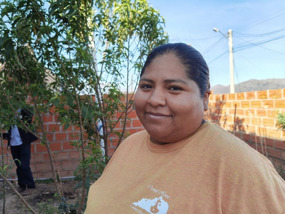 Rocío Camacho, sembradora entusiasta