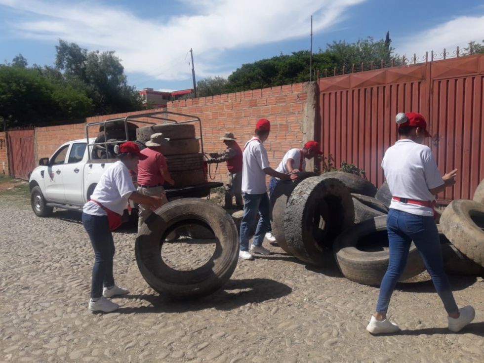 Masificarán la campaña de recolección de llantas en Tarija 