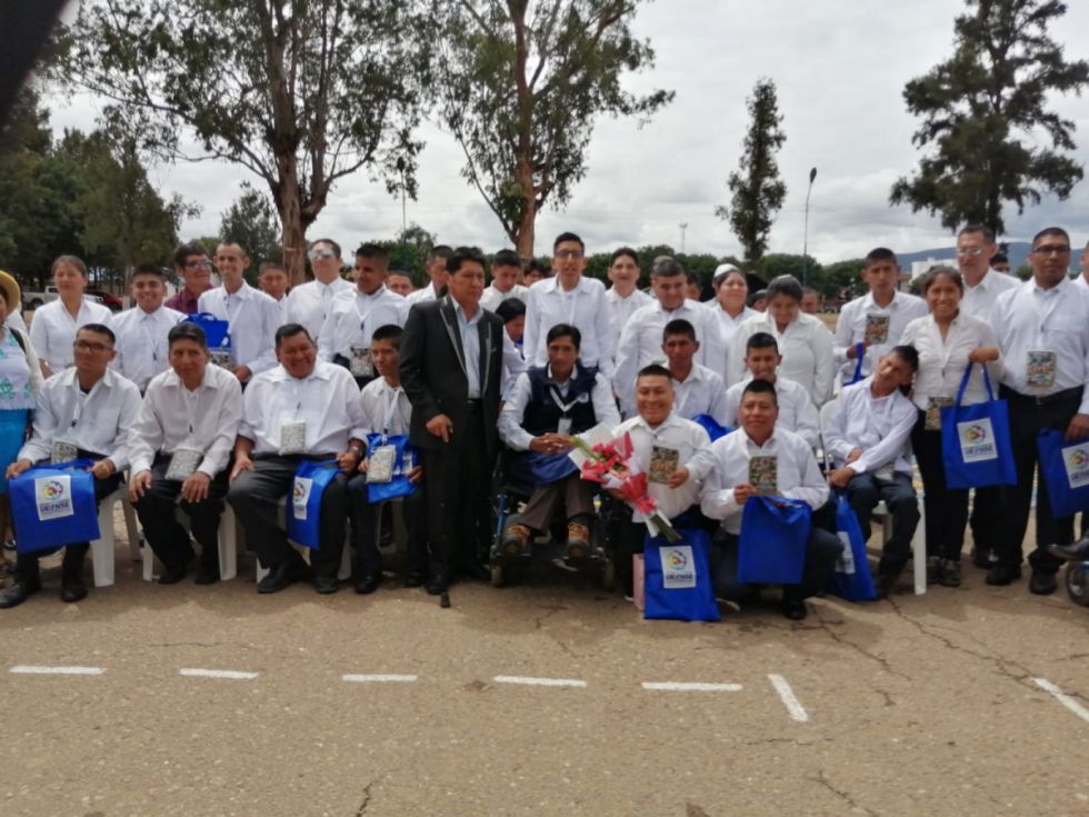 Entregaron 39 libretas de Servicio Militar a personas con discapacidad en Tarija