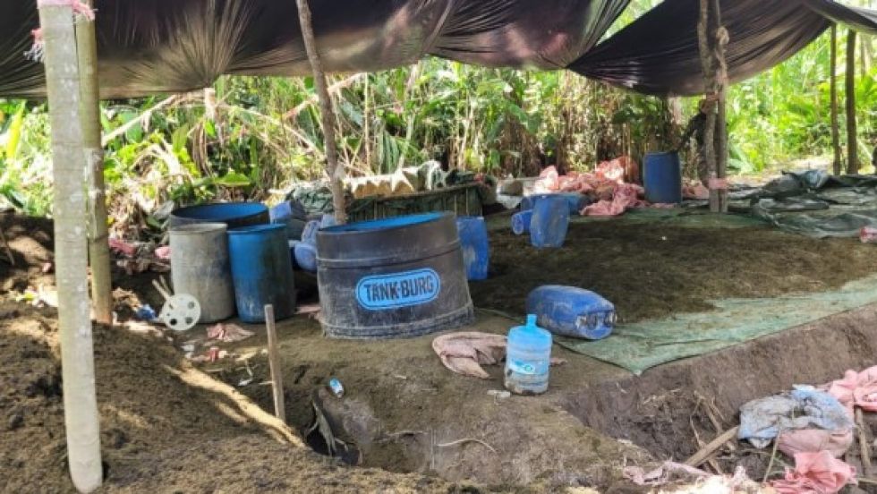 Destruyen 13 fábricas de pasta base de cocaína