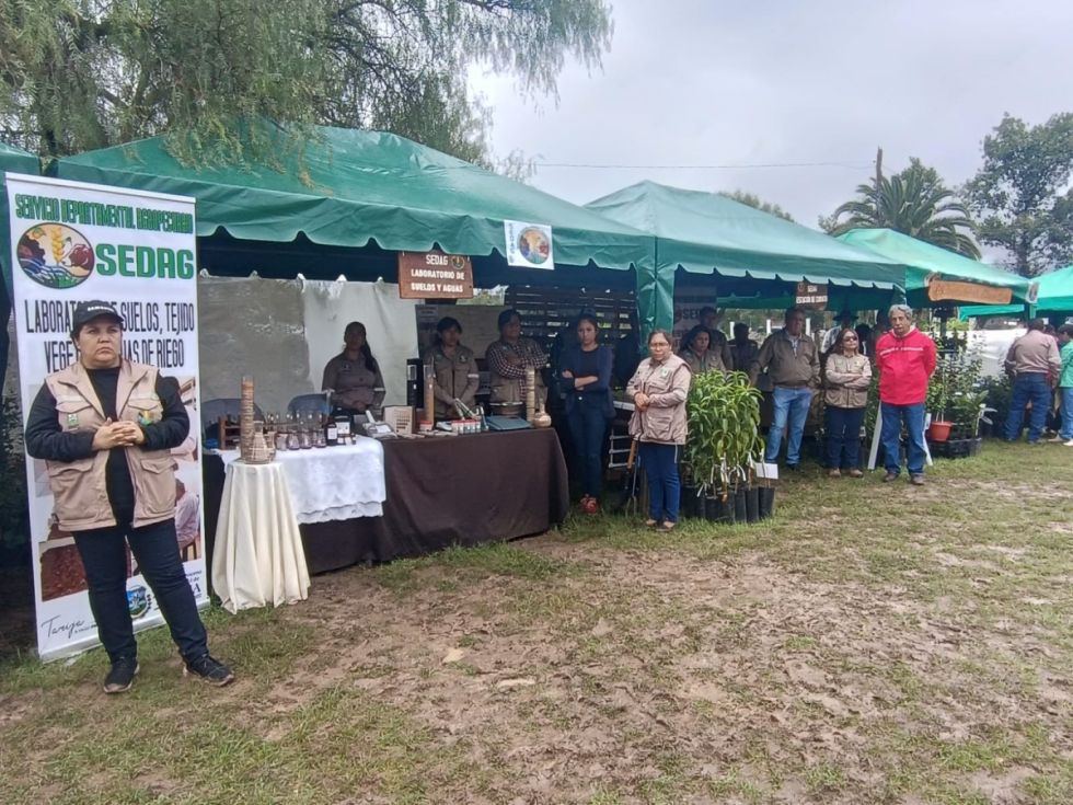 Feria productiva mostró labor de apoyo del Sedag 