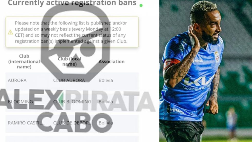 Los siete clubes en Bolivia que por deudas no pueden fichar hoy por hoy