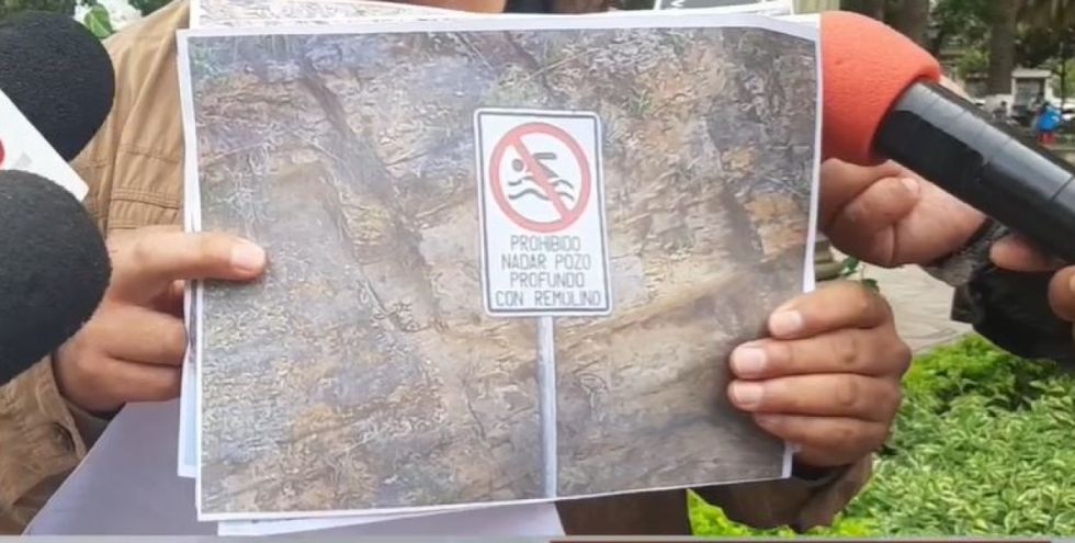 Buscan declarar "zona de riesgo" una poza en Tomatitas