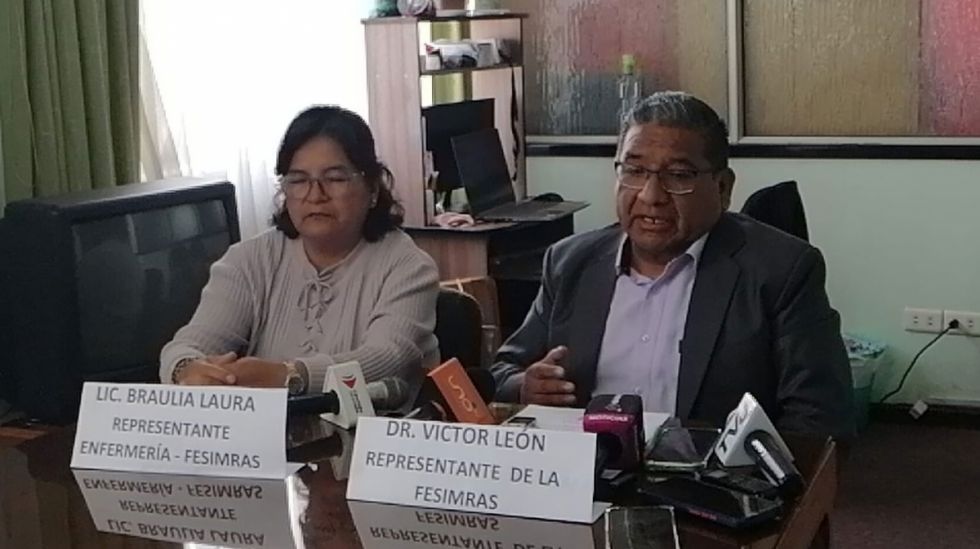 Sindicatos médicos de la CNS van al paro