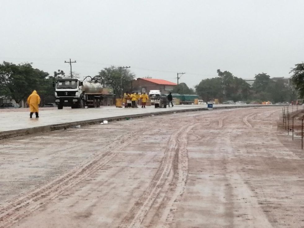 Lento avance de la doble vía enoja al Transporte del Chaco