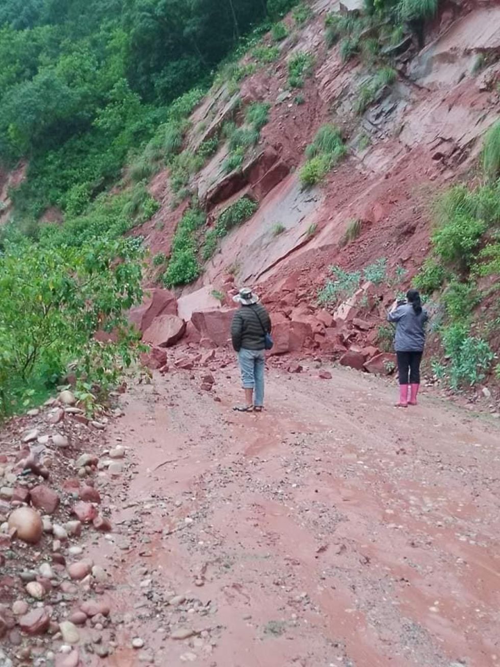 Tarija: Lluvias causan derrumbes en varios tramos en O'Connor (Videos)