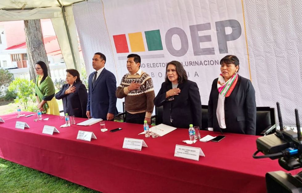 El TSE aguardará la presentación de candidaturas para decidir si inhabilita a Evo