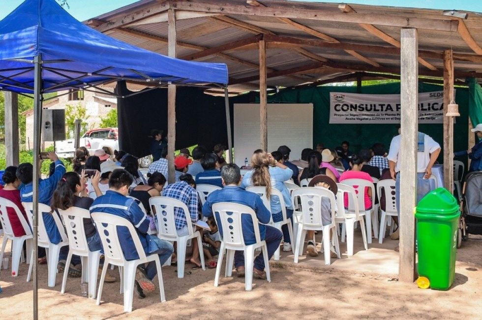 Realizan consulta pública para planta  de aceite vegetal