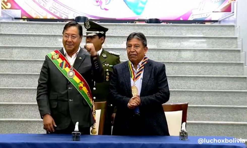 Arce denuncia intentos de acortar su mandato y desestabilizar el Gobierno en medio de bloqueos