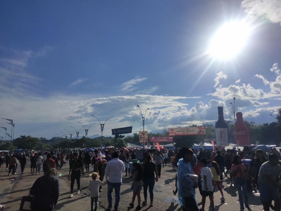 Dijeron que llovería, pero no fue así.