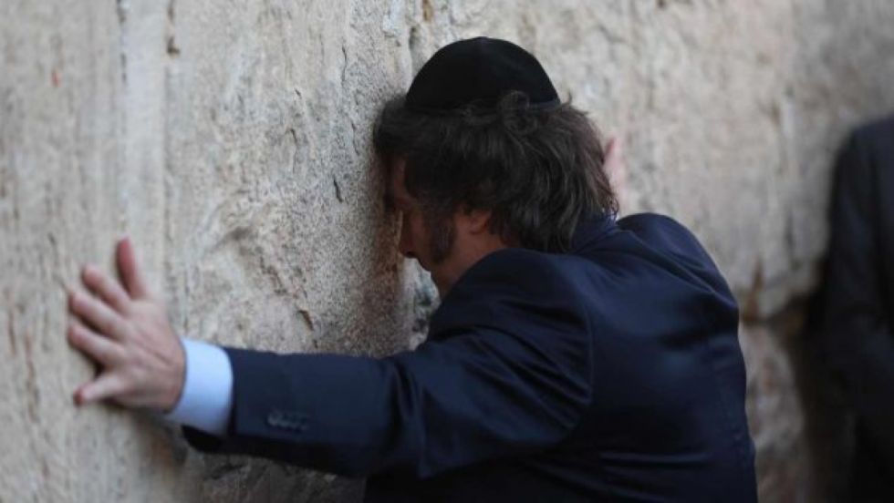 Milei prevé mudar embajada argentina a Jerusalén