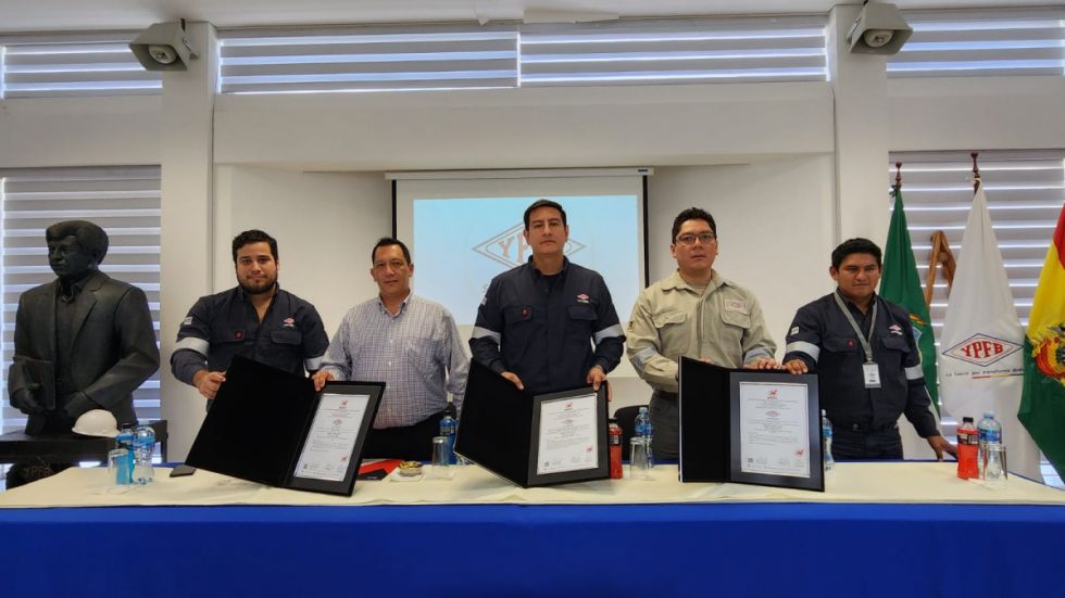 La Planta Separadora de Líquidos recibe 3 certificaciones de Ibnorca
