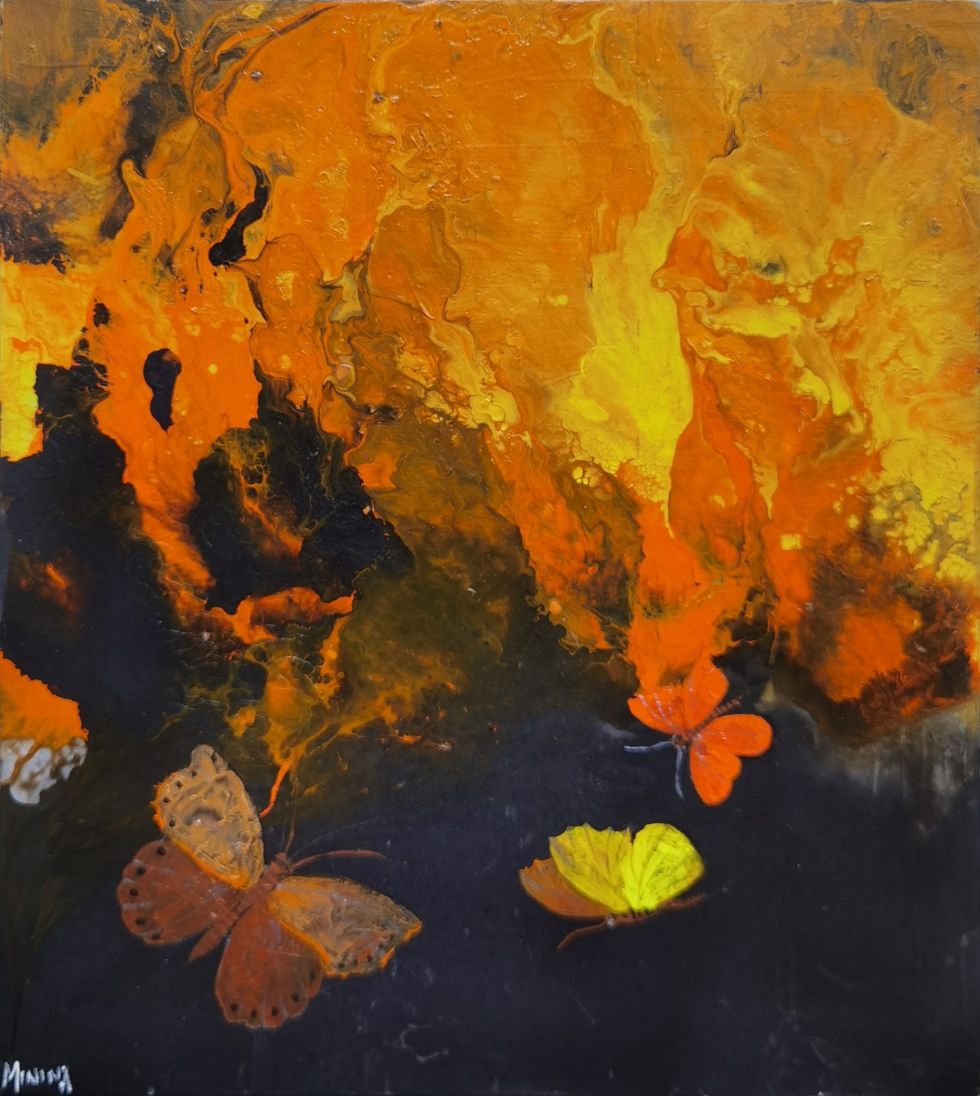 Derramando vida: el regreso de “Minina” a la pintura