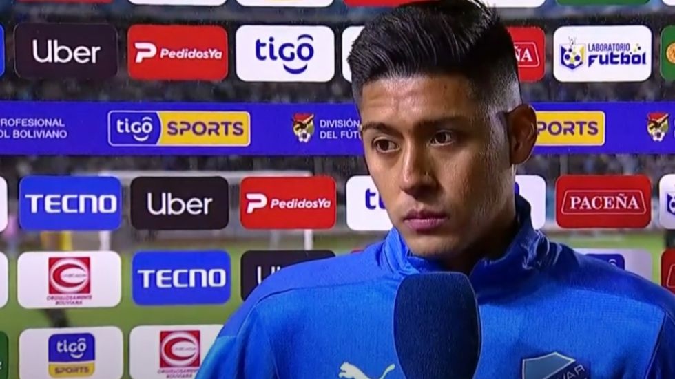 Gol, asistencia y premio a jugador del partido para el tarijeño Vaca en el clásico nacional