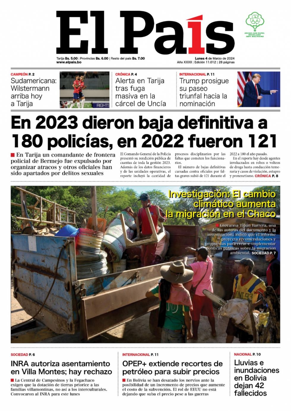 La migración, la Policía, el precio del petróleo y mucho más: Lee las imprescindibles