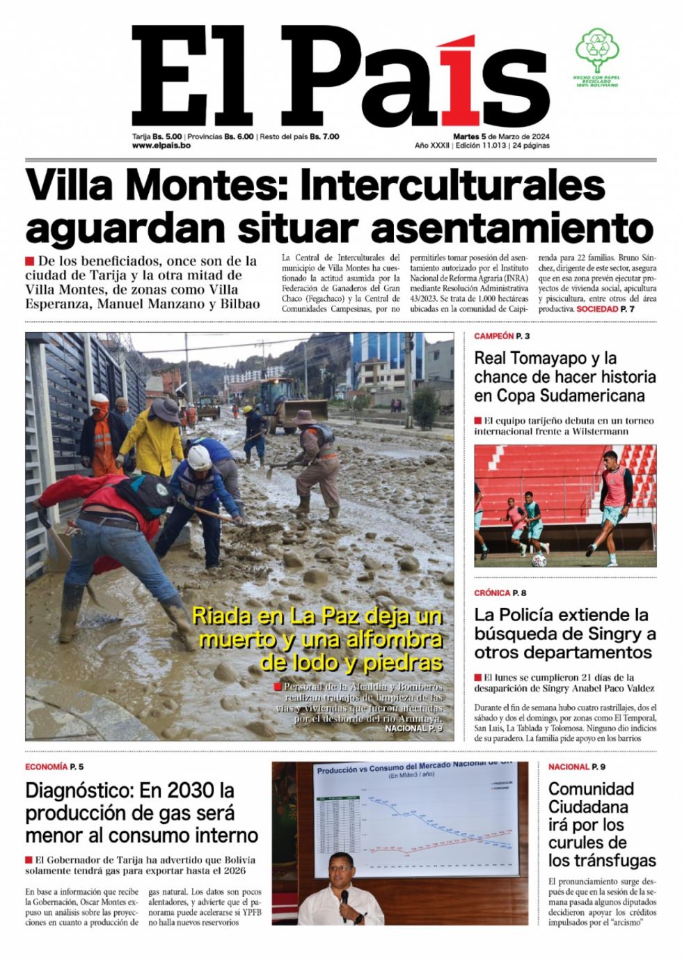 El precio del micro, el partido de Tomayapo, las vacunas, un profe feminicida y mucho más: Lee las imprescindibles