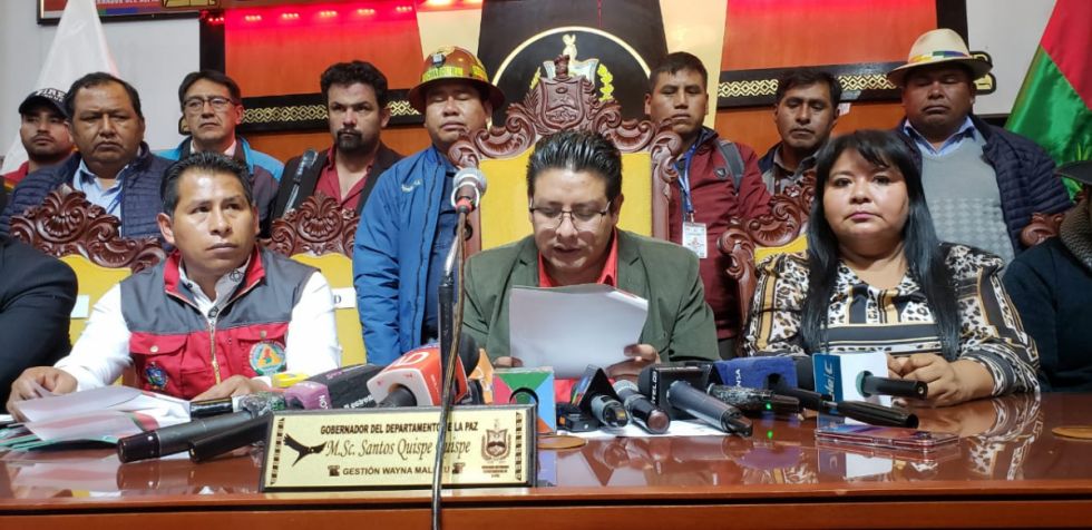 La Paz: Descartan declarar desastre departamental
