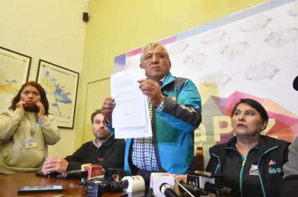 Alcalde de La Paz promulga Ley que declara emergencia y alerta roja en el municipio 