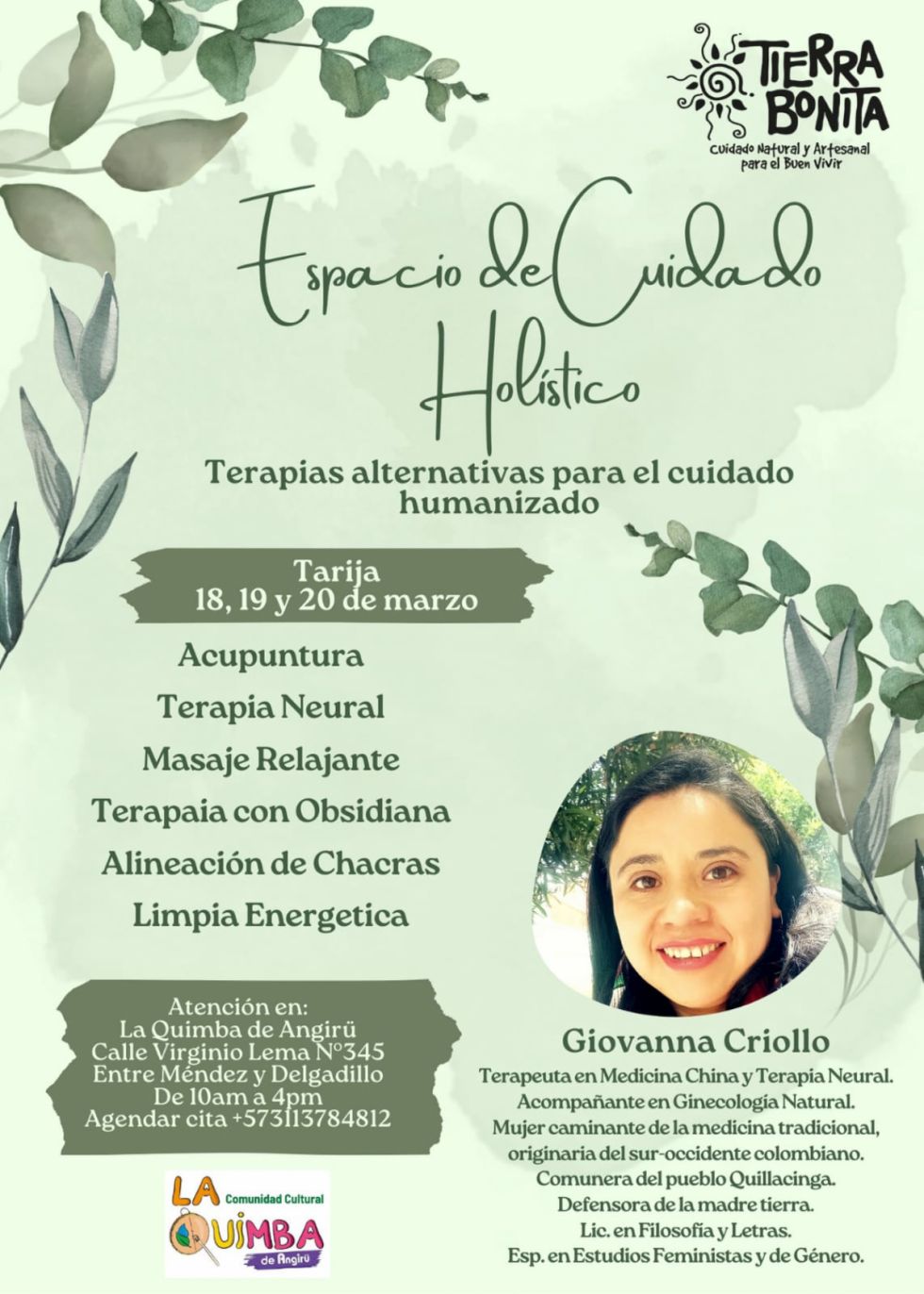 Ofrecerán terapias alternativas para el cuidado holístico
